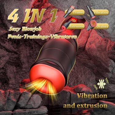 Електричний мастурбатор для чоловіків Buntune – Solo, 10 режимів вібрації, 5 режимів тиску, USB-зарядка, IPX6 водонепроникний, силікон, 3D стимуляція