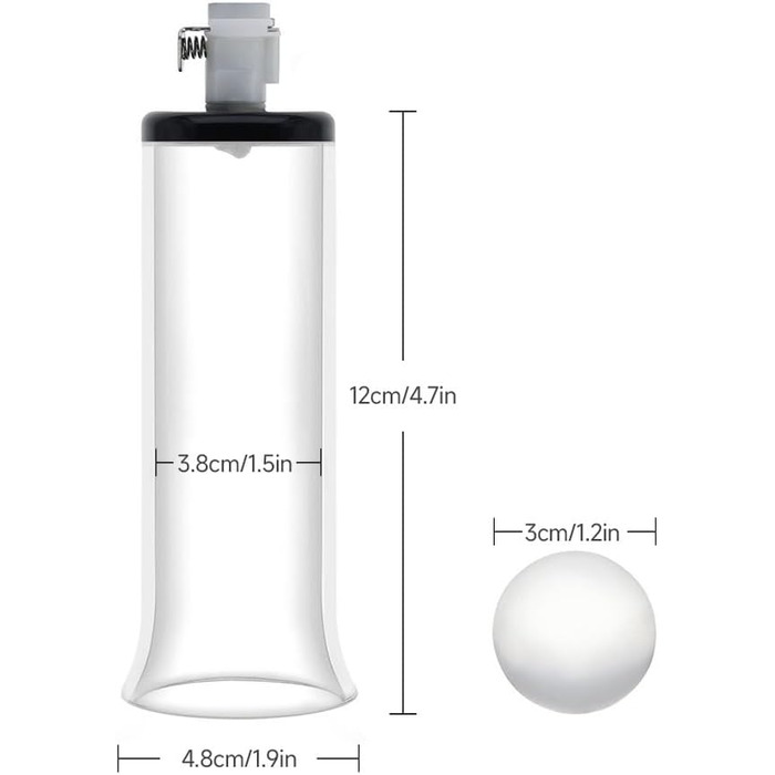 Набір для корекції статевого члена для чоловіків з манометром та ручкою. Масажер для статевого члена, силіконовий, для еротичних ігор.