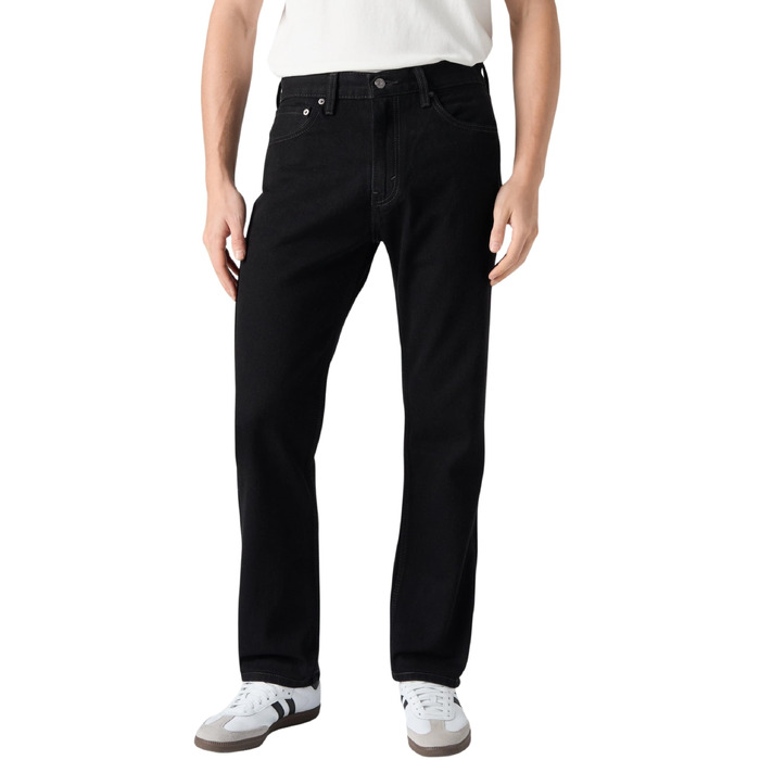Чоловічі джинси Levi's 505 Regular Fit чорного кольору, розмір 34W/32L