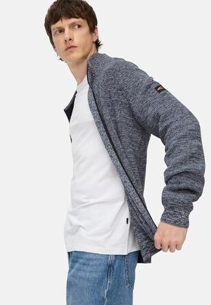 Чоловічий в'язаний піджак camel active, розмір XXL, колір темно-синій (Tintenblau)