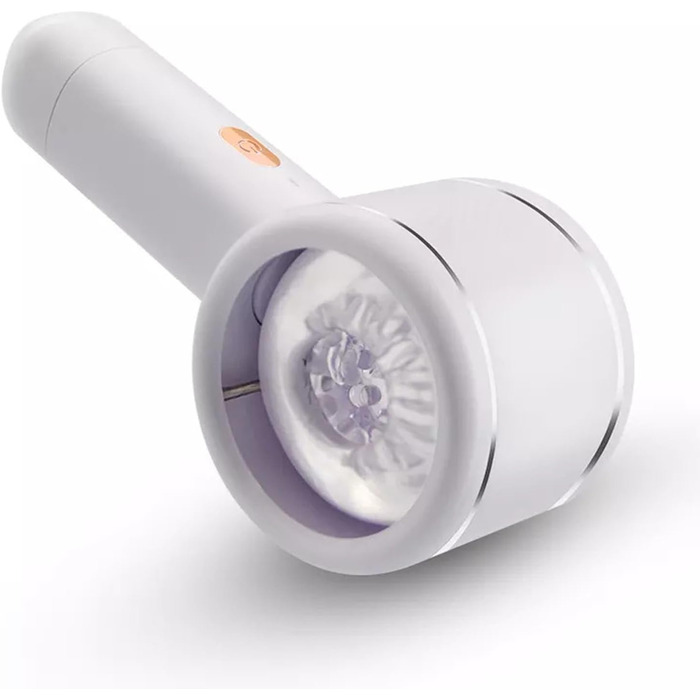 Електричний мастурбатор-чаша для чоловіків, автоматичний, 7 функцій, телескопічний, білий