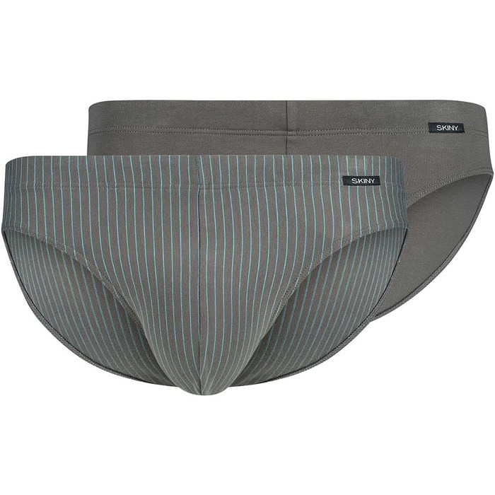 Шкарпетки чоловічі Skiny Sip (2 пари) (S, смуги Gunmetal Selection)