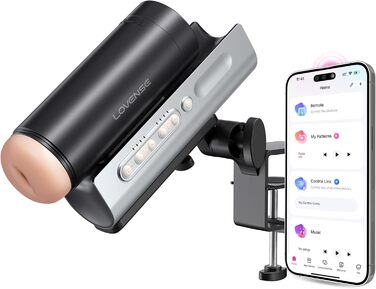 Lovense Solace Pro - автоматичний мастурбатор для чоловіків з керуванням через додаток, вібраційний мастурбатор, імітація орального сексу, інтеграція з AI/VR, іграшки для дорослих