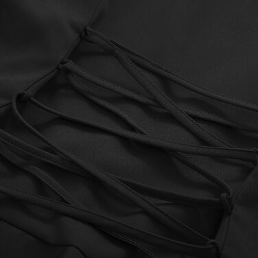 Жіночий костюм на Хелловін: корсет-жакет у стилі ренесанс/вікторіан/готика/стеampunk, чорний, XL