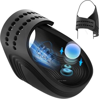 Електричний вібратор для чоловіків LZMZY - 7 режимів, 2 в 1, автоматичний стимулятор головки, секс-іграшки для чоловіків та пар