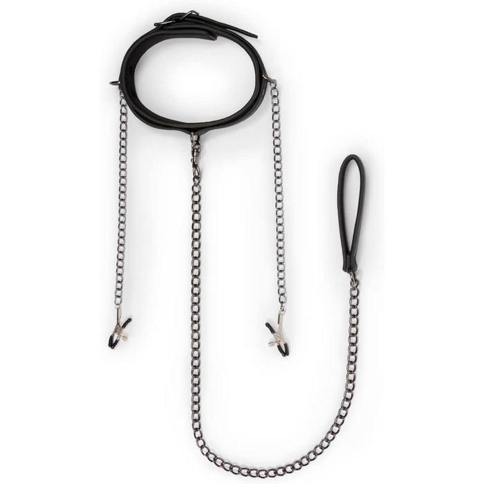 EasyToys Набор наручників з екошкіри, регульовані, 80 см, діаметр 11-28 см, для ролевих ігор