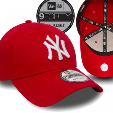 Кепка з регульованим розміром New Era 9FORTY NY Yankees, червона 10531938