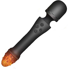 Вібратор Doppelkopf 2-в-1 з 10 режимами вібрації та функцією нагріву, JFRong - масажер для G-точки та клітора, водонепроникний, перезаряджається, для жінок