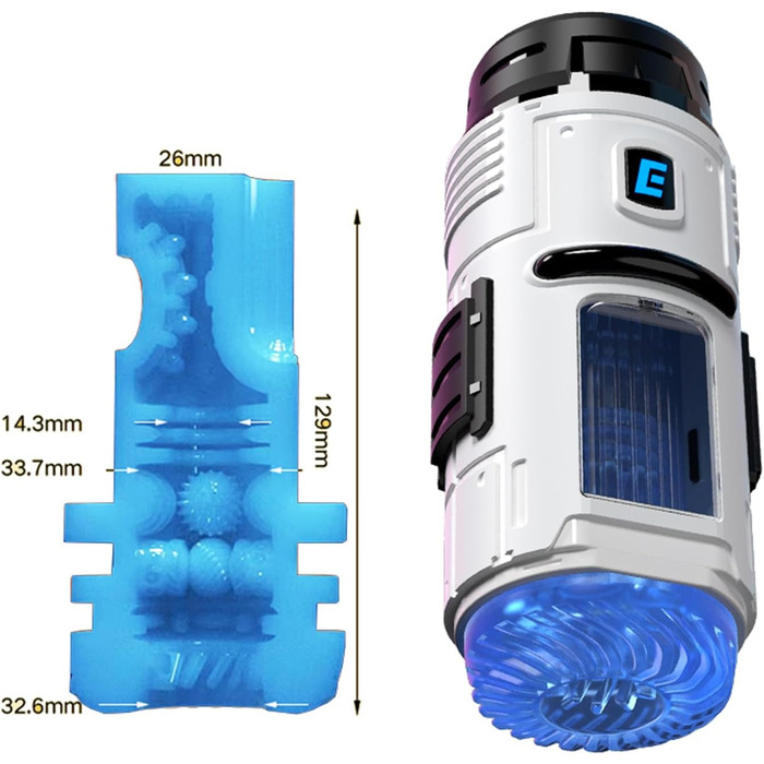 Автоматичний мастурбатор QgLust з AI-керуванням: 3 режими всмоктування та 10 вібрацій для чоловіків