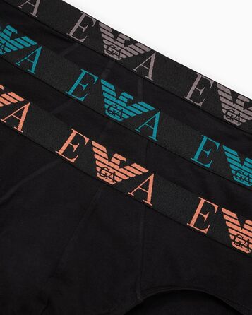 Труси чоловічі Emporio Armani (3 шт. в упаковці) (L, чорний)