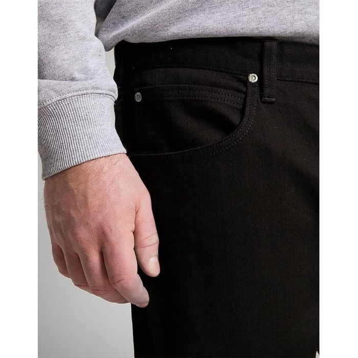 Чоловічі джинси LEE Regular Straight Fit Daren Zip Fly, темно-сірі (Very Dark Stone)