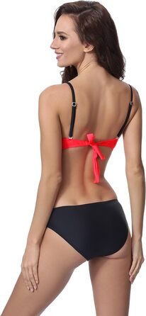 Бікіні жіночий Merry Style P61962W (38, червоний/чорний) – Комплект