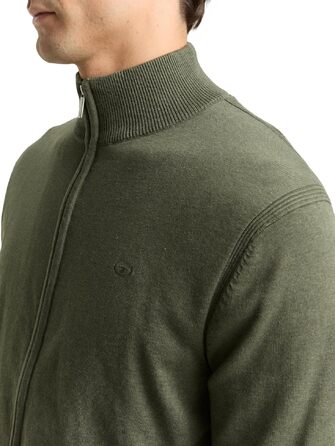 Чоловічий бавовняний кардиган Tom Tailor (розмір L, колір Tea Leaf Melange)