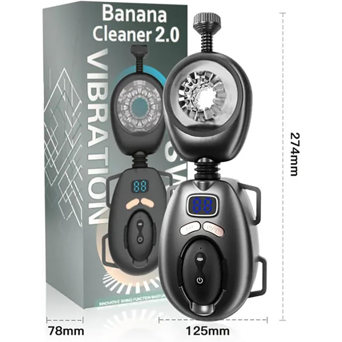 Електричний мастурбатор для чоловіків LZMYZ з 9 режимами вібрації та фіксуючим ремінцем