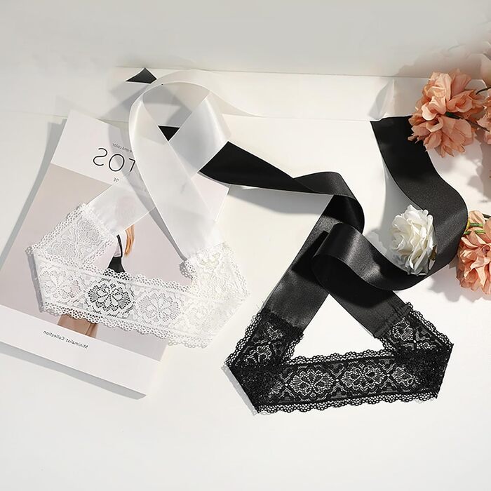 Маска на очі з мережива для жінок, сексуальна маска для маскараду, вечірки, балу, танців, Хелловіну, карнавалу, косплею, аксесуари, чорний + білий, мереживо для очей 7