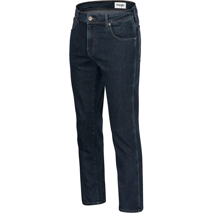 Чоловічі стрейч-джинси Wrangler Texas Regular Fit Authentic Straight, Blue Black (W40/L32)