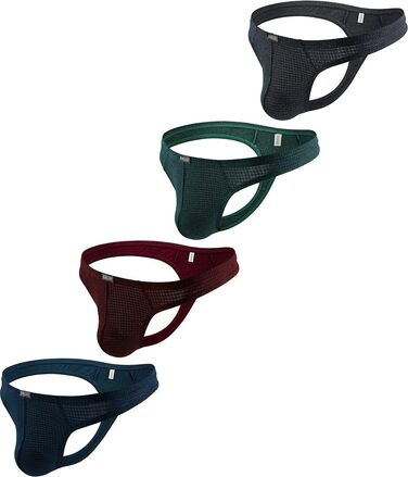 Сексуальна чоловіча танга iKingsky (4 шт. в упаковці) - еластичний матеріал, XL