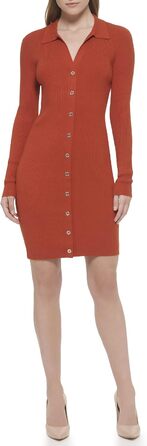 Пальто Tommy Hilfiger жіноче трикотажне з ґудзиками, сукня-пальто XL колір паприка