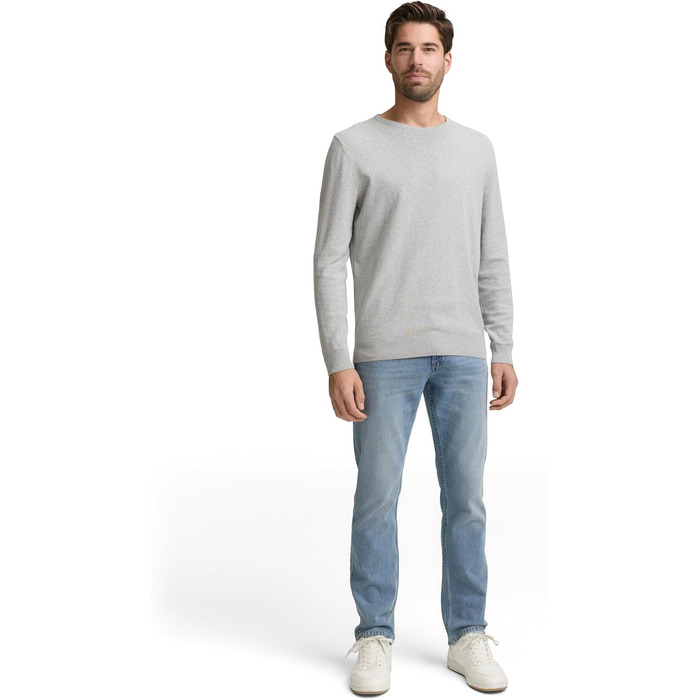 Чоловічі джинси Tom Tailor TTMARVIN Straight з еластичним стрейчем, колір Super Stone Blue Denim (29W / 30L)