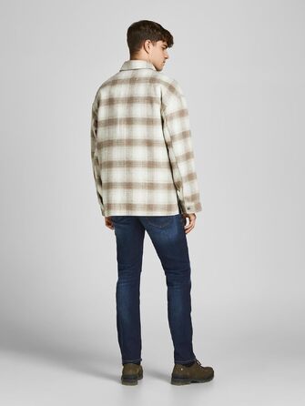 Чоловічі джинси Jack & Jones JJICLARK Regular Fit синього кольору, денім