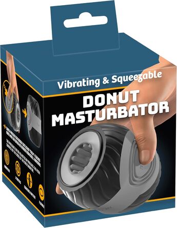 Мастурбатор You2Toys – інтенсивний стимулятор для чоловіків, тісний мастурбатор, 10 режимів вібрації, чорний