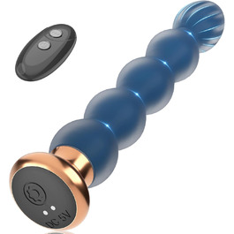 Анальні вібратори для жінок та чоловіків: силіконові кулі, масажер простати з пультом дистанційного керування, 10 режимів вібрації. Іграшки для дорослих