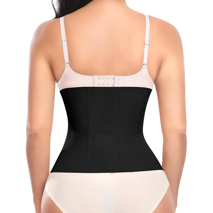 Корсет для талії жіночий, корсет-м'який бюстгальтер, м'який корсет, форма для тіла, талія, чорний, 3XL, 28 см