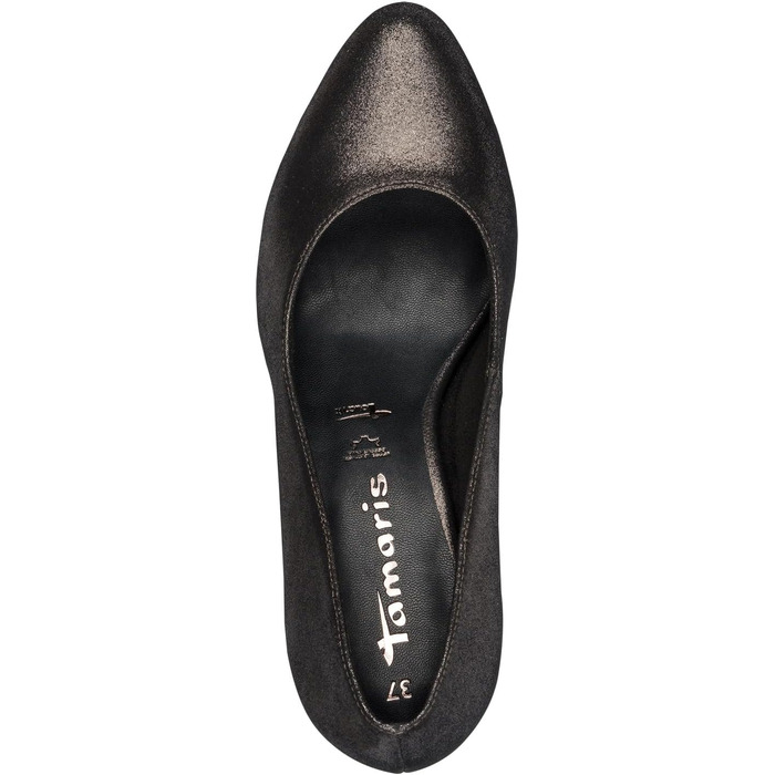 Жіночі туфлі-човники Tamaris Vegan Elegant, колір Pewter (сріблястий), розмір 38 EU