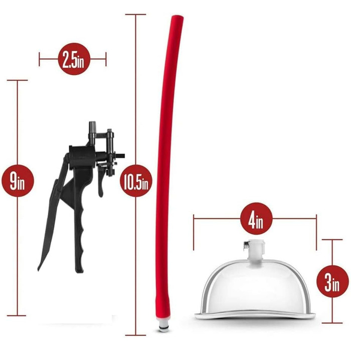 Вакуумний масажер для клітора (пара) для дорослих - стимуляція, БДСМ, Bondage