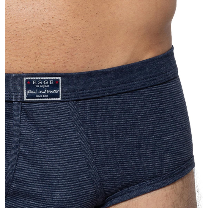 Чоловічі труси-боксерки ESGE (5 шт.) з бавовни – зручні та комфортні, без бічних швів, для щоденного використання (L, темно-синій)