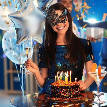 Маска для карнавалу метелик, 2 шт., антична маска для жінок та чоловіків, VYNYJOAN