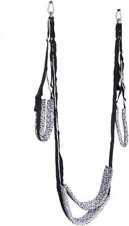 Кріплення для гойдалки OnundOn зі сталевою пружиною та поворотним з'єднанням, комплект з дюбелями. Гойдалка для двох, гойдалка для пар, максимальне навантаження 150 кг (білий)