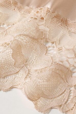 Халат жіночий довгий/короткий однотонний мереживний з рукавами з атласу, шовку, типу кімоно, для дому, літа, універсальний розмір, колір шампань