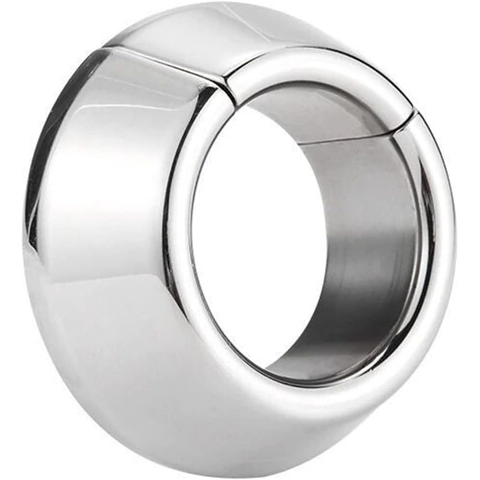 Сталевий кільце для яєчок, розтягувач, прикраса для яєчок - магнітний бондж, вага для яєчок, кільця для контролю - металевий розтягувач, кільце для статевого члена, каук-рінг - секс-іграшки для чоловіків