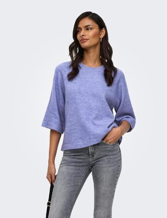 Жіночий в'язаний светр ONLY Feale Strickpullover, колір Jacaranda (XS)