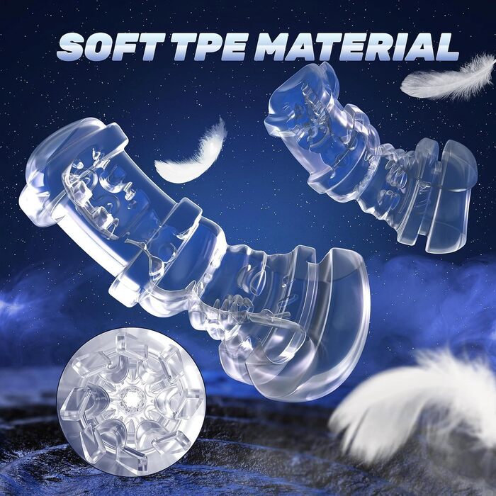 Електричний мастурбатор PINTLE для чоловіків з 8 режимами вібрації та телескопічною конструкцією