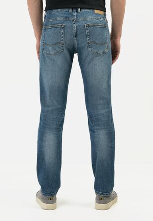Чоловічі джинси camel active Madison Slim Fit, сині, бавовняна суміш зі стрейчем (34W / 34L)