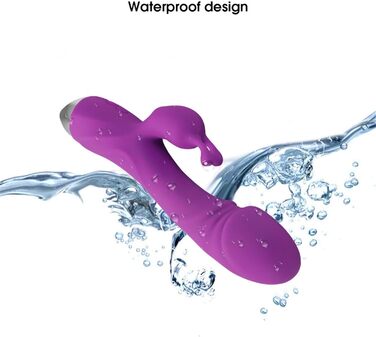 Вібратор для жінок: кліторальний та G-точковий, силіконовий кролик, 10 режимів вібрації, анальний дildo, реалістичний секс-іграшка, рожевий