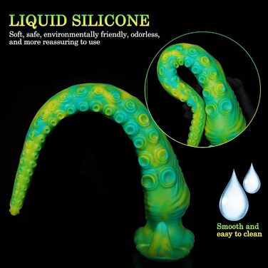 Анальний дилда MACQIU з щупальцями, екстремально велика, для чоловіків та жінок