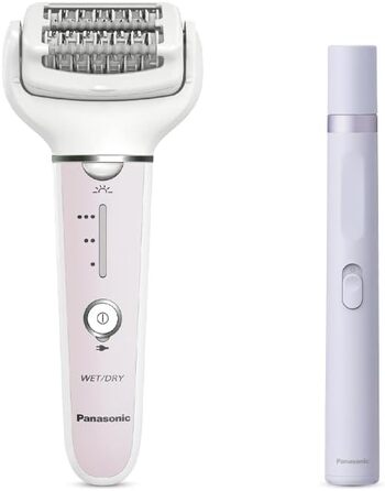 Епілятор для жінок Panasonic ES-EY30 Dual Disc: 60 пінцетів, поворотна головка 90°, 3 швидкості, LED-підсвітка, бездротовий, для вологого та сухого використання