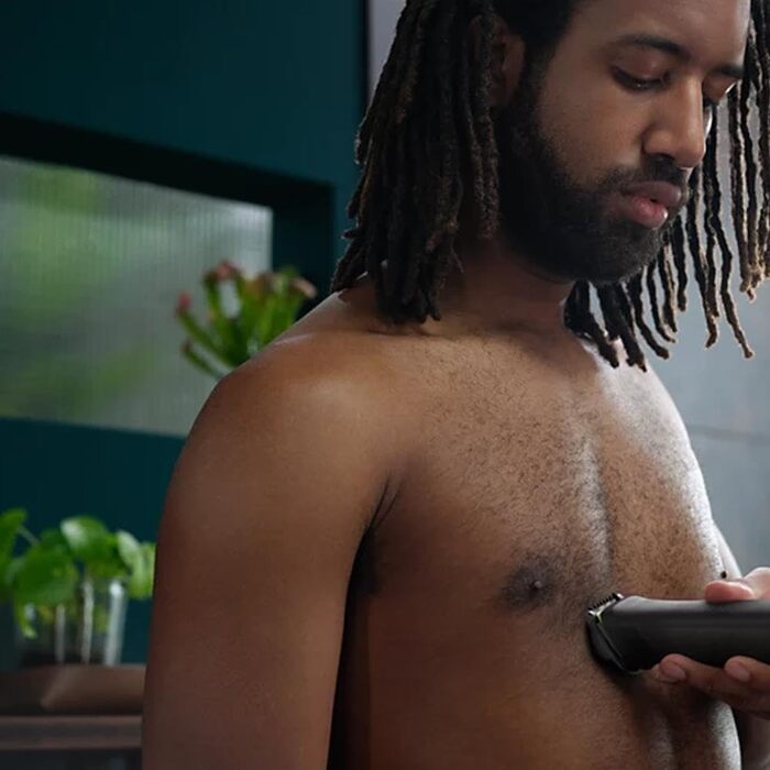 Тример Philips Multigroom 7000 MG7962/30 19-в-1 для чоловіків: універсальний набір для обличчя, волосся та тіла, самозаточувані леза, 26 налаштувань довжини (0,5-20 мм)