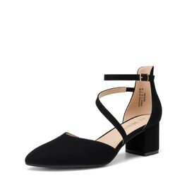 Жіночі туфлі-човники Dream Pairs, закритий носок, нубук, чорні, розмір 39 EU