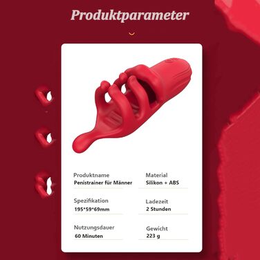 Мастурбатор для чоловіків з керуванням через додаток, 10 режимів вібрації, силікон