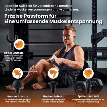 Міні-перкусійний масажер PISOOKA X Mini Massage Gun (66W) — компактний та легкий (350г) масажний пістолет для глибокого масажу м'язів, шиї та спини, 4 насадки, USB-C, сріблястий