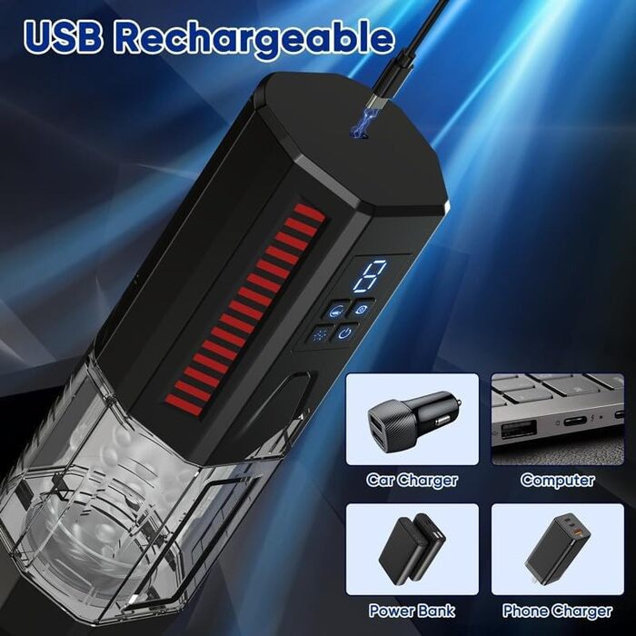 Портативний автоматичний тренажер для чоловіків: кілька частот, просте керування