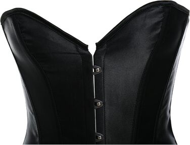 Корсет MISS MOY Donna Satin Bustino Overbust Білий (M, Чорний)