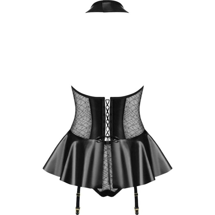 Жіноча білизна Obsessive 859-COR-1, чорний колір, розмір XL