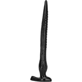 Анальні іграшки для дорослих: великий гнучкий анальний дildo з сильним соском, 30 см, PVC