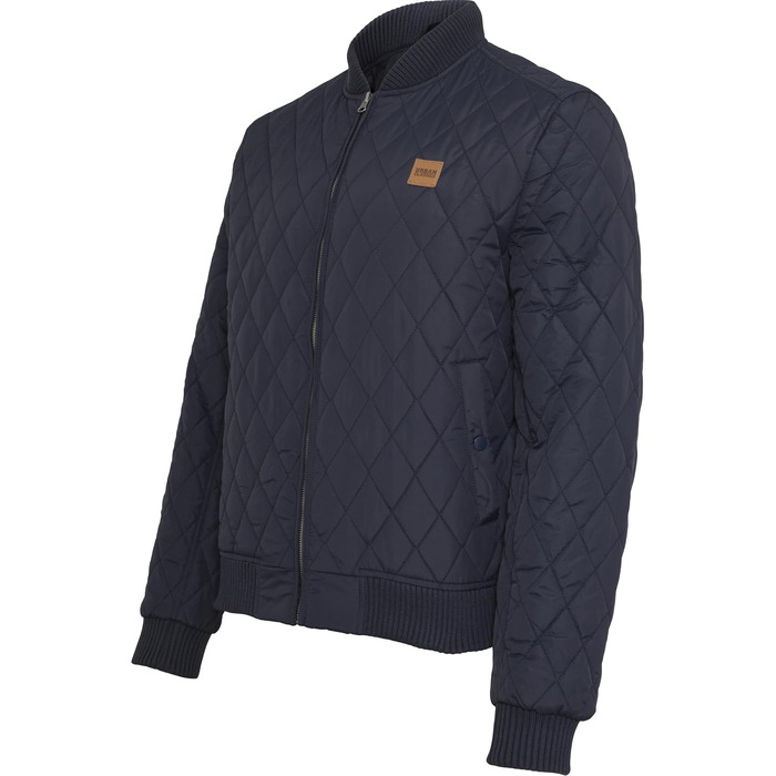 Чоловіча стібана куртка Urban Classics Diamond Quilt, темно-синя, розмір 5XL