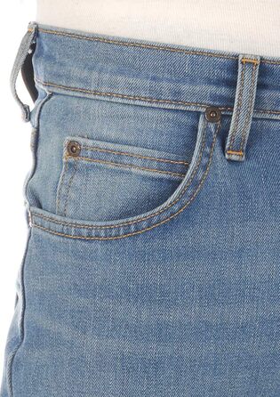 Чоловічі джинси Lee Denver Stretch Bootcut синього кольору Blue Used Fever, розмір 40W / 34L
